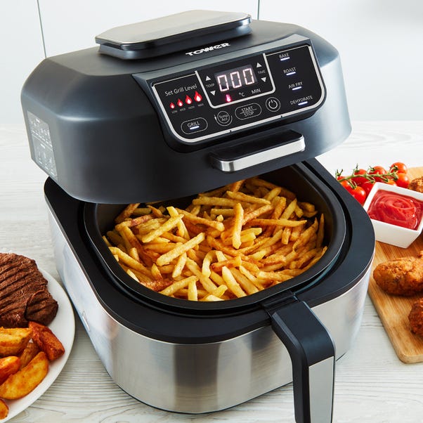 Tower 5 in 1 Smokeless Grill 5.6L Air Fryer image 1 of 2