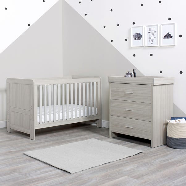Ickle Bubba Pembrey 2 Piece Nursery Changing Furniture Set image 1 of 9