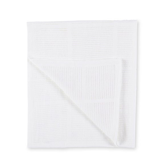 Ickle Bubba Cellular Blanket White