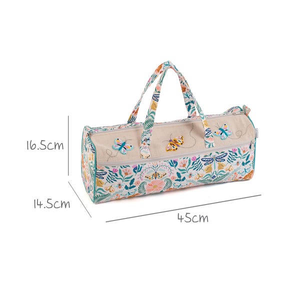 Hobby Gift Flutterby Applique Knitting Bag Multi | Dunelm