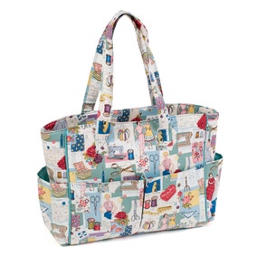 Hobby Gift Sew Retro Craft Bag Multi