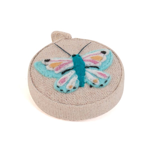 Hobby Gift Flutterby Applique Tape Measure image 1 of 4