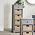 Pacific Devonshire 5 Drawer Chest, Grey Painted Pine Grey