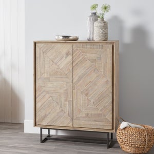 Pacific Marca Drinks Cabinet- Natural Acacia Wood
