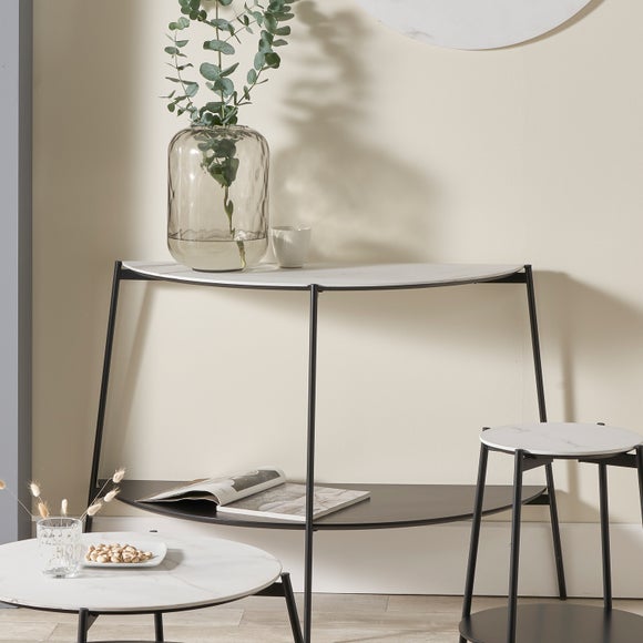 Glass console table deals dunelm