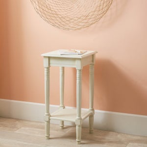 Pacific Heritage Square Side Table- Painted Pine