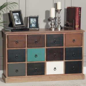 Pacific Loft 12 Drawer Sideboard- Pine