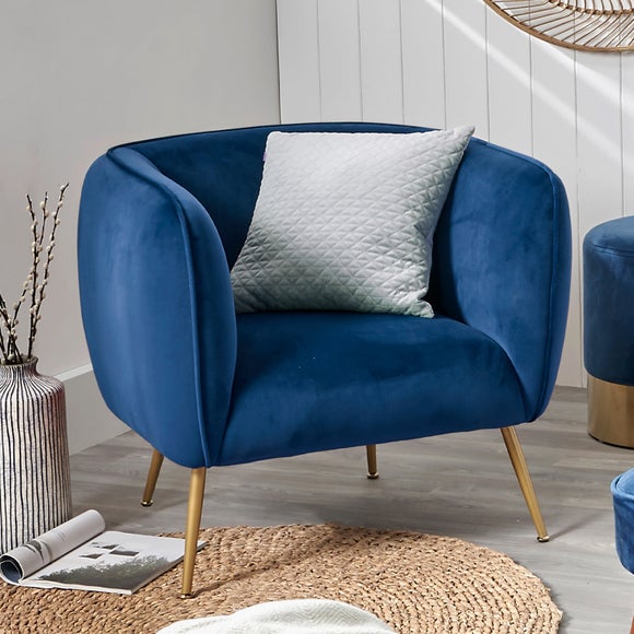 Pacific Lucca Velvet Tub Chair