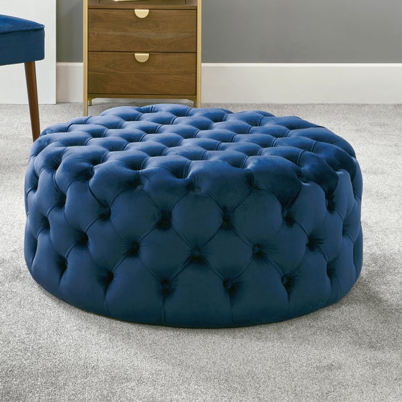 Dunelm velvet deals footstool