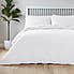 Hotel 400 Thread Count White Duvet Cover and Pillowcase Set  undefined