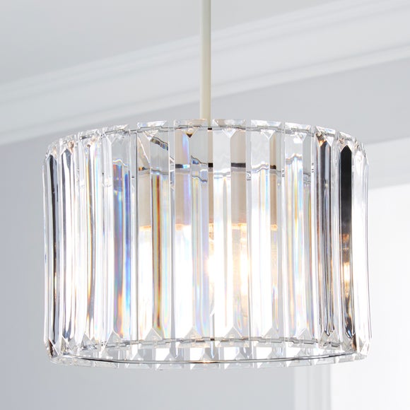 Dunelm silver on sale light shade