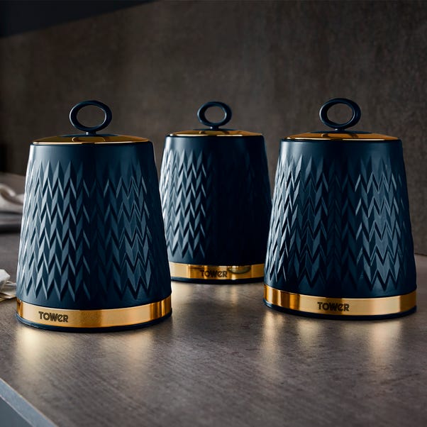 Tower Set of 3 Empire Canisters image 1 of 6