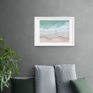 East End Prints Aerial Ocean Print