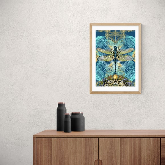 East End Prints Spirited Dragonfly Print