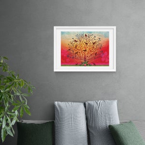 East End Prints Goats In Trees Print