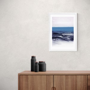 East End Prints Watercolor Landscape Blue Print