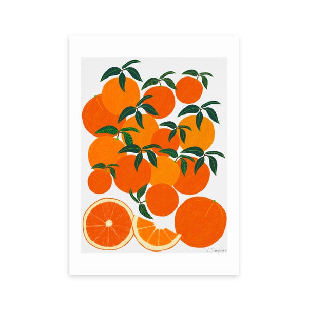 East End Prints Orange Harvest Print image 1 of 1