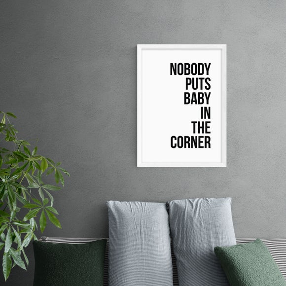 East End Prints Baby in the Corner Print