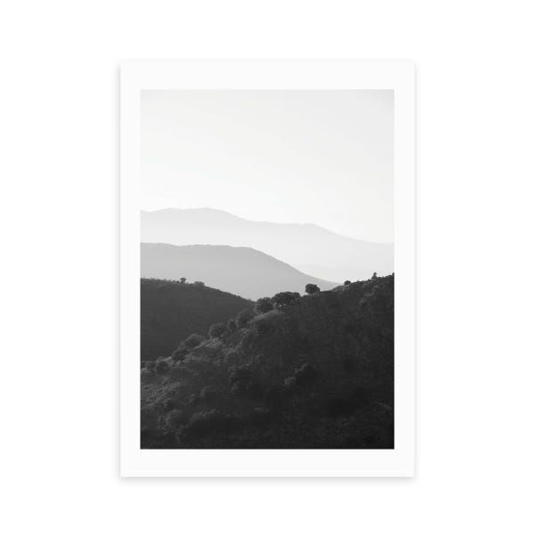 East End Prints Mountains in the Shades of Grey Print image 1 of 1