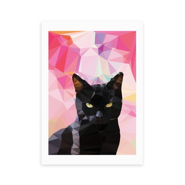 East End Prints Black Cat Print image 1 of 1