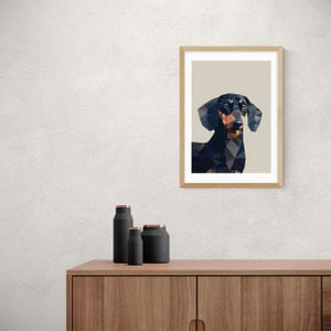 East End Prints Daschund Print