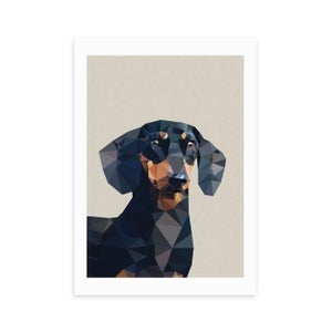 East End Prints Daschund Print