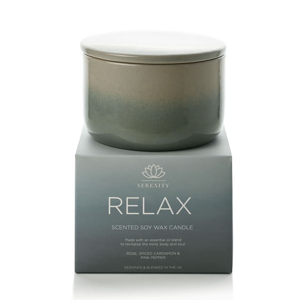 Serenity Relax Rose, Cardamon and Pink Pepper Candle image 1 of 2