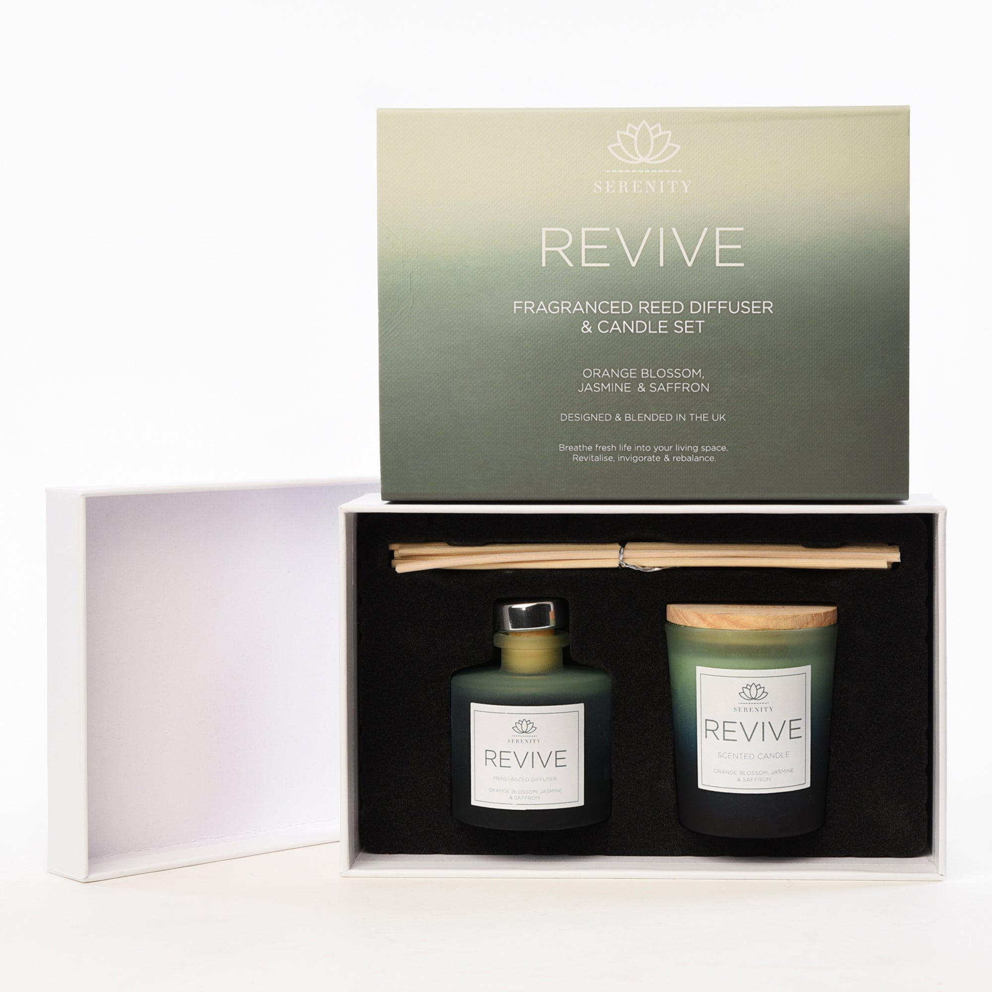 Serenity Revive Candle and Diffuser Gift Set
