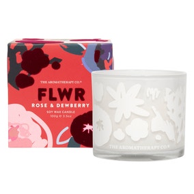 The Aromatherapy Co FLWR Rose Dewberry Candle