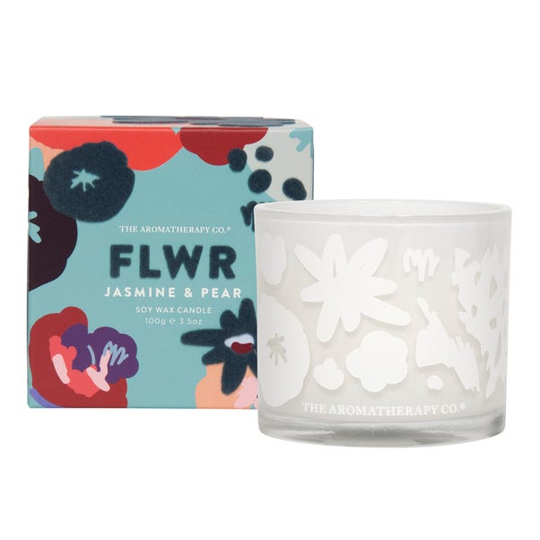 The Aromatherapy Co FLWR  Jasmine Pear Candle image 1 of 3