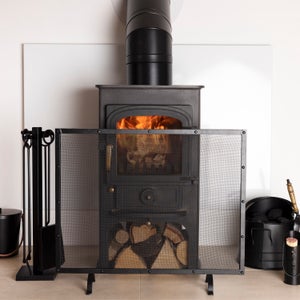 Snug - Fireside Aspen Black Iron Fireguard
