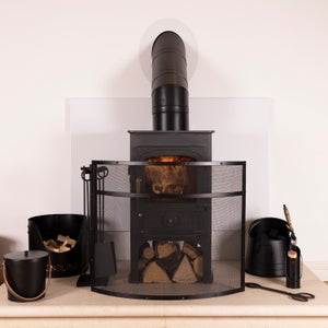 Snug - Fireside Hornbeam Black Iron Fireguard