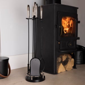 Snug - Fireside Sycamore Iron 5 Piece Fireside Companion Set