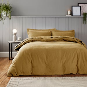 Soft & Cosy Luxury 100 Brushed Cotton Duvet Cover & Pillowcase Set