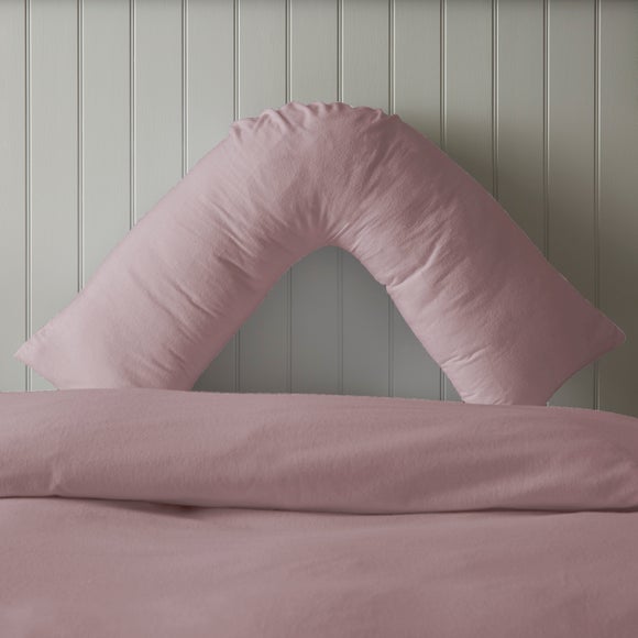 V shaped pillowcases clearance dunelm