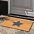 Cedar & Sage Single Star Coir Doormat Natural