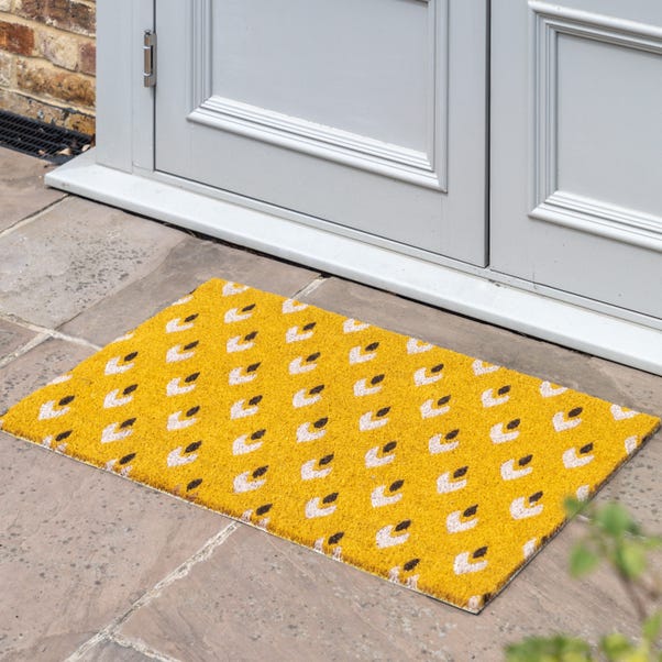Cedar & Sage Geo Design Coir Doormat image 1 of 3