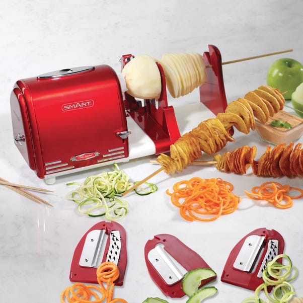 SMART Retro Red Electric Spiral Peeler image 1 of 5