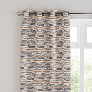 Matrix Boucle Eyelet Curtains