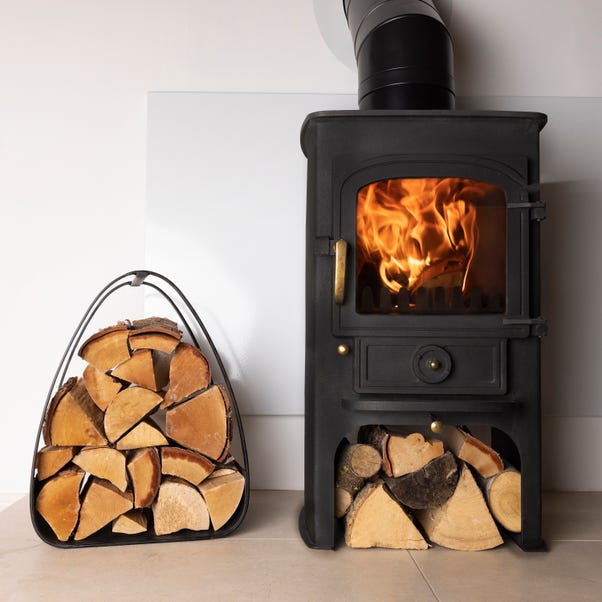 Snug - Fireside Larch Iron Firewood Hold image 1 of 7