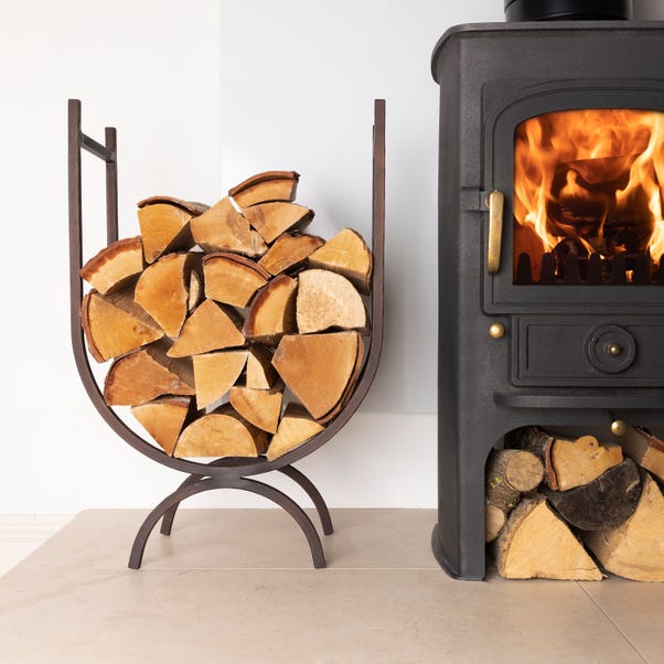 Snug - Fireside Rosewood Iron Firewood Holder  undefined