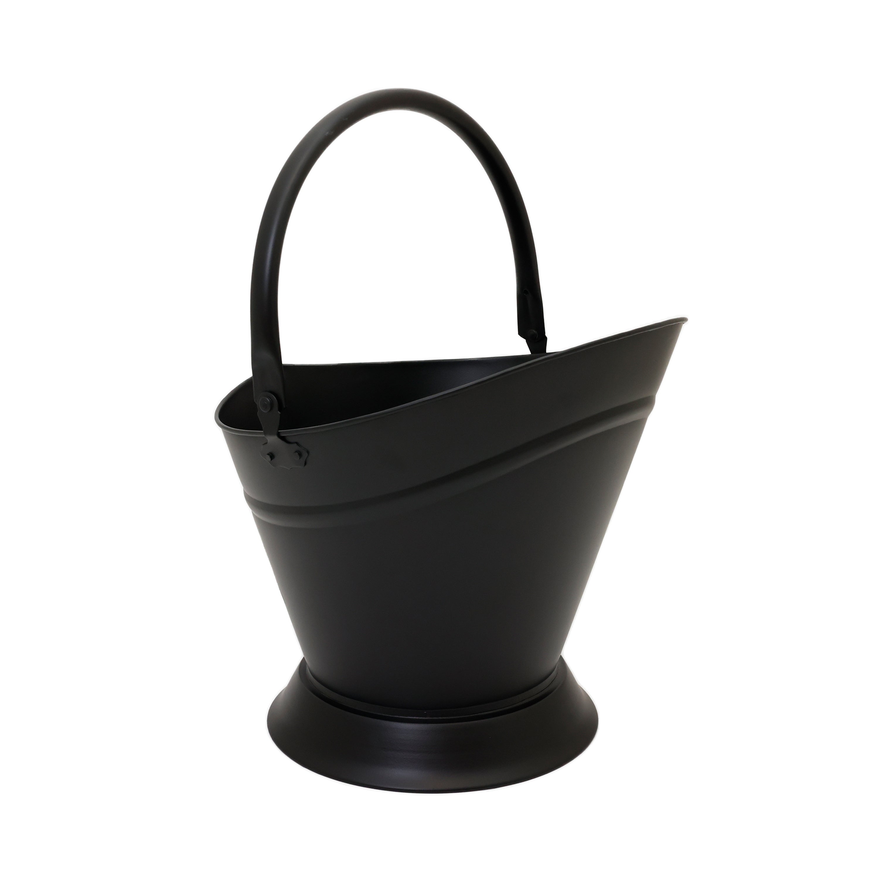 Snug - Fireside Black Iron Coal Bucket | Dunelm