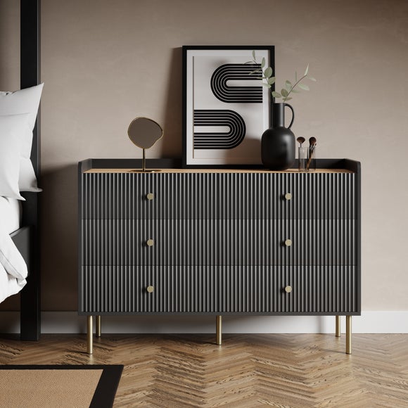 Grey chest deals of drawers dunelm