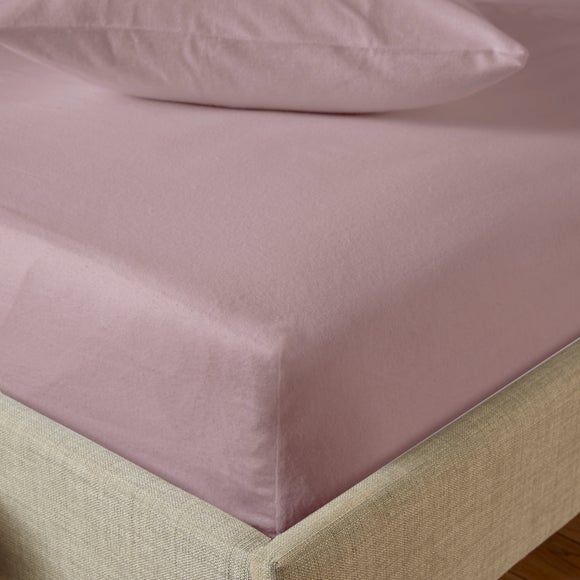 Brushed cotton outlet fitted sheet