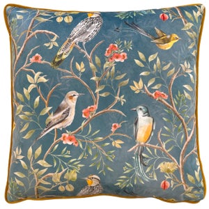 Orient Chinoiserie Birds Cushion