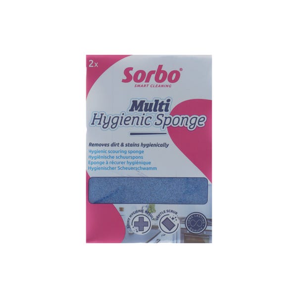 Sorbo Pack of 2 Multi Hygenic Sponges image 1 of 1