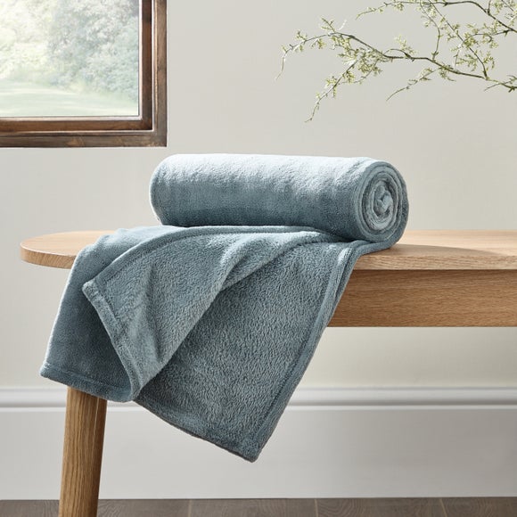 Dunelm soft fleece throw hot sale