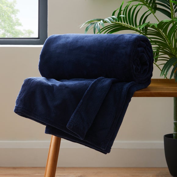 Seriously Soft 220cm X 220cm Throw Seriously Soft Navy