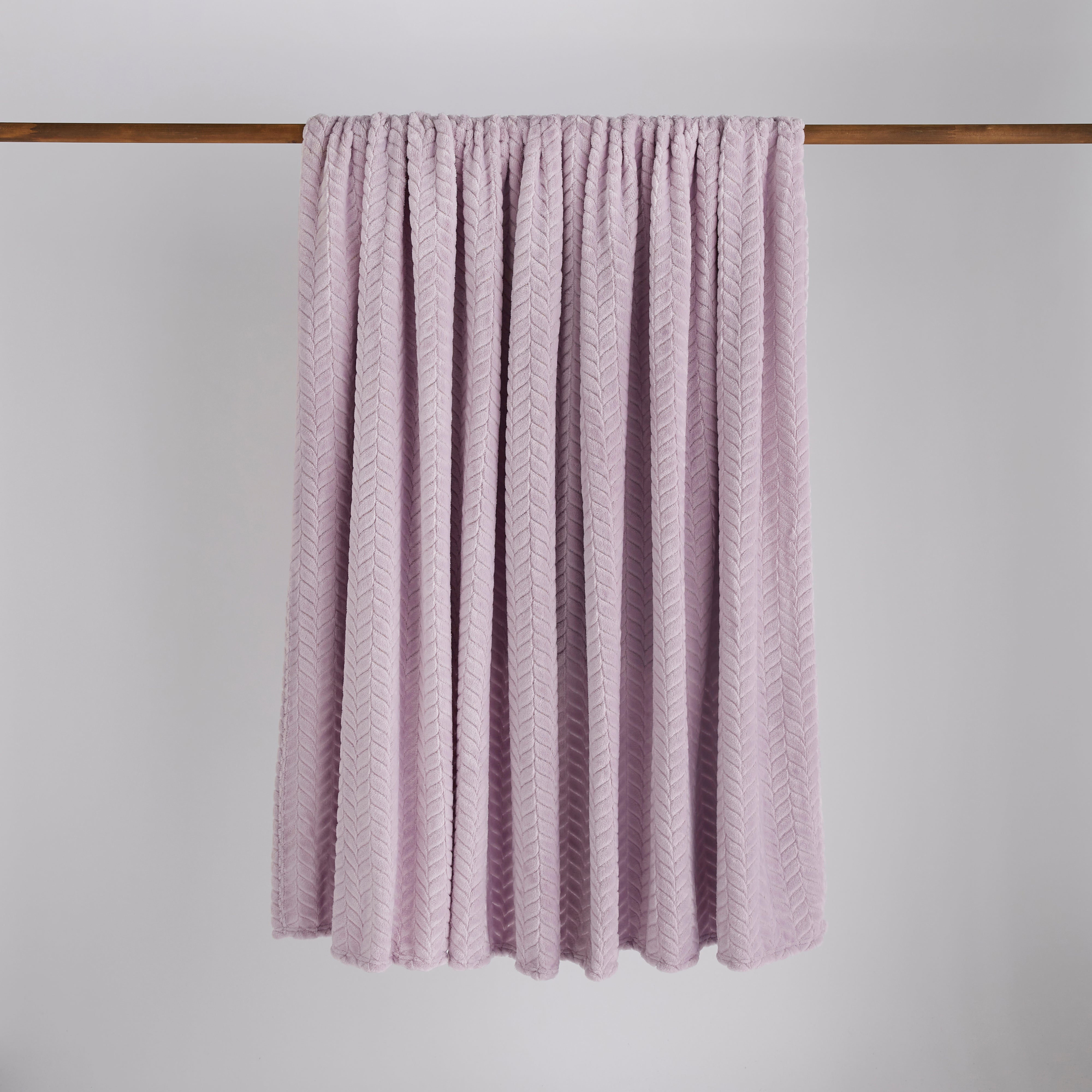 Amelia Recycled Throw 200cm X 200cm Lilac