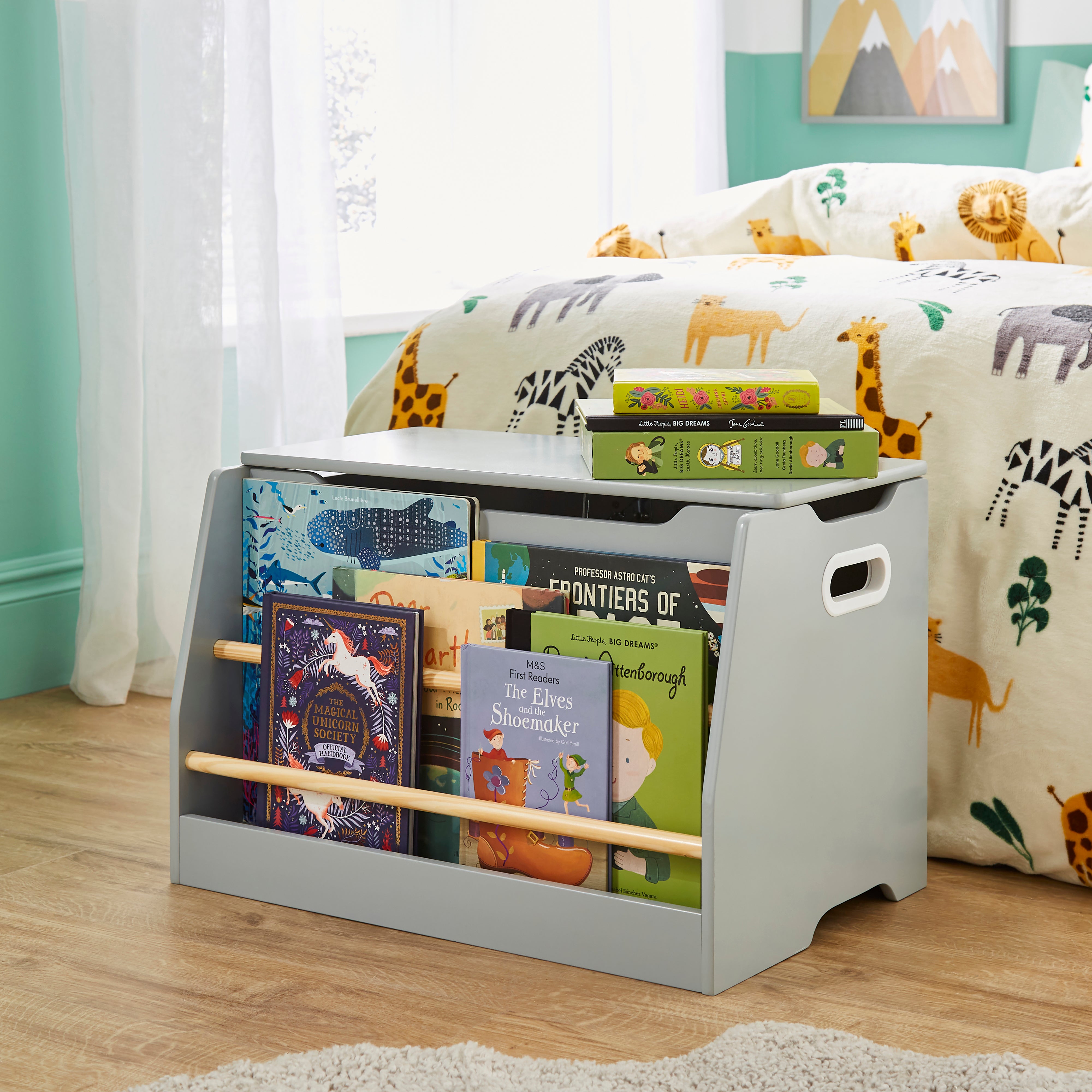 Kids Bookcase Toy Box | Dunelm